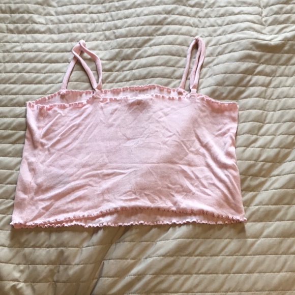Pink Ribbed Tank Top from Garage - Picture 2 of 4